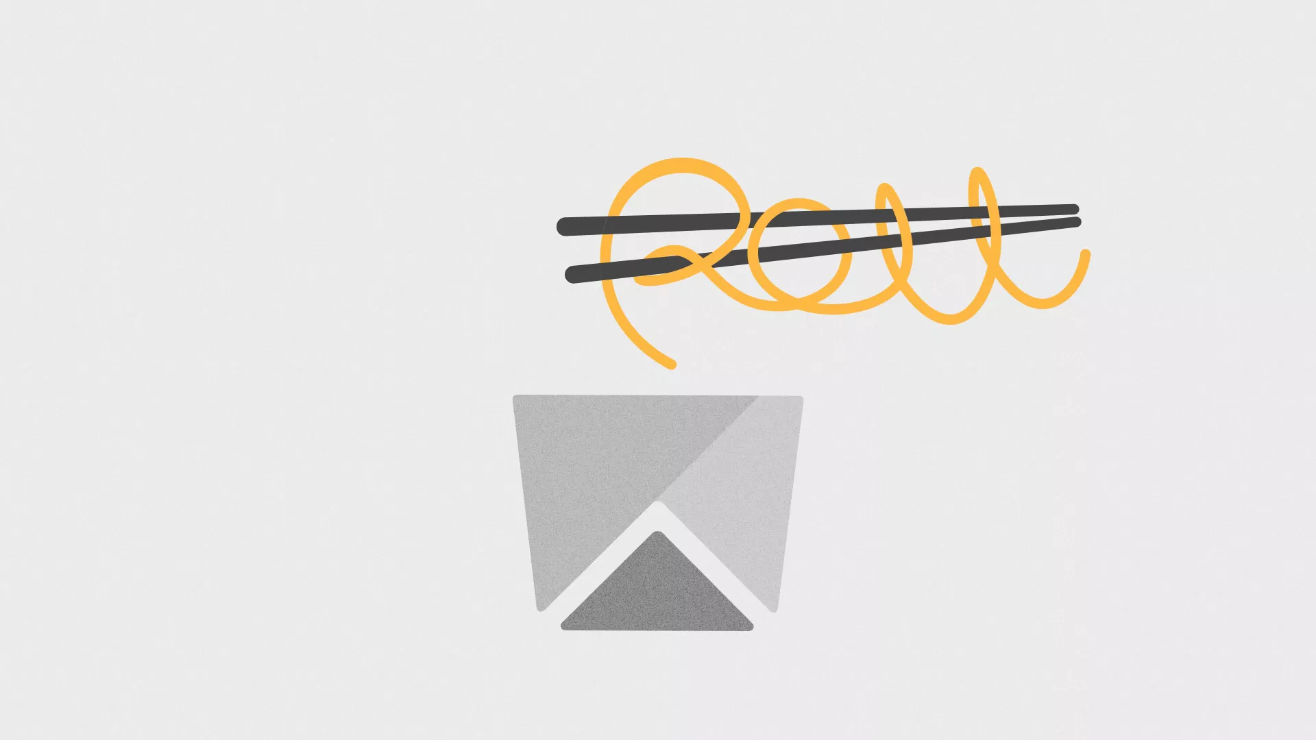 Оформление меню суши-бара «Roll Wok Club» в Большом Камне